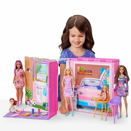 Figuras Acción Niños: Playset Barbie Getaway House con Muñeca