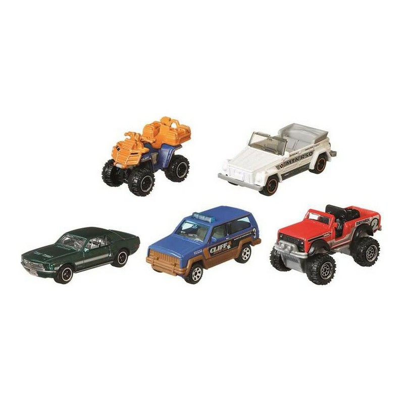 Coches Juguete Niños Mattel Matchbox C1817 - Pack 5 Multicolor