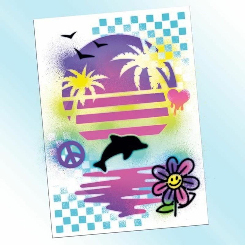 Manualidades Niños Canal Toys Airbrush Art Poster Creation