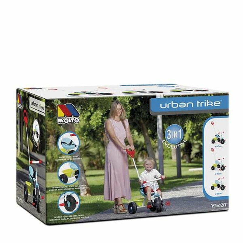 Juguetes exterior niños: Triciclo Moltó Urban Trike 3 en 1