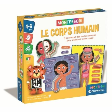 Juegos Mesa Niños Clementoni: El Cuerpo Humano Educativo (FR) - Compra online en MegaJuguetes