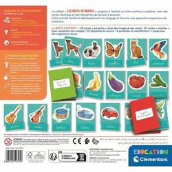 Juegos Mesa Niños Clementoni: Las Palabras en Imágenes - Compra online en MegaJuguetes 2