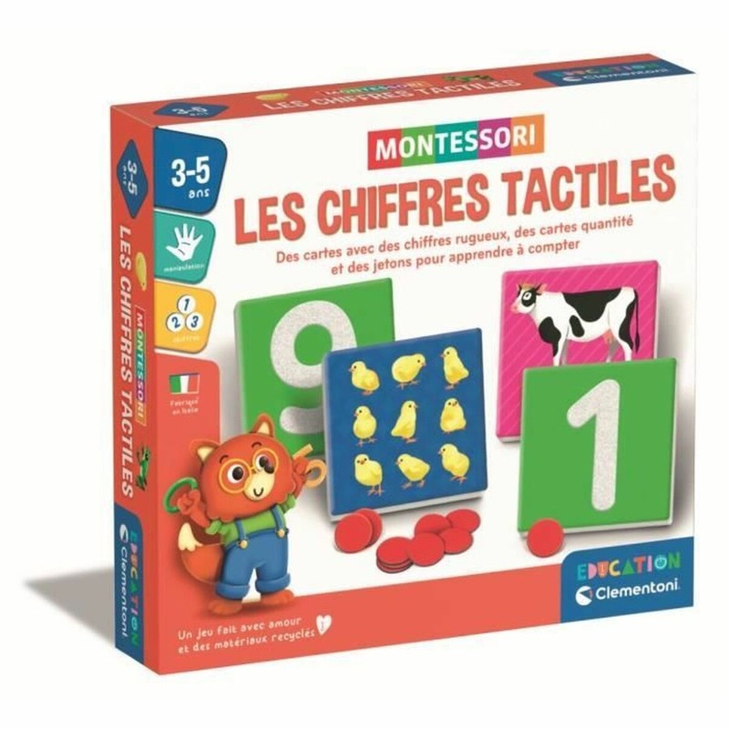 Juegos Mesa Niños Clementoni: Cifras Táctiles Educativo - Compra online en MegaJuguetes