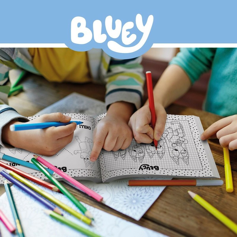 Manualidades Niños: Set de Dibujo Bluey Pocket Drawing School