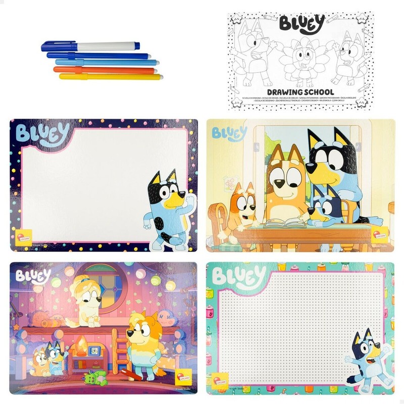 Manualidades Niños: Set de Dibujo Bluey Pocket Drawing School