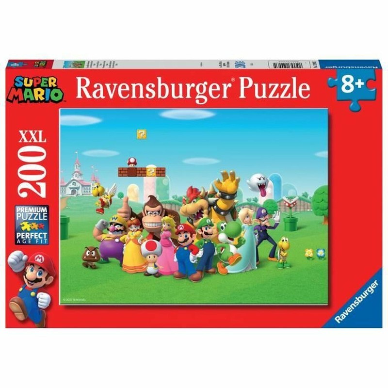 Puzzle infantil Ravensburger Super Mario 200 Piezas