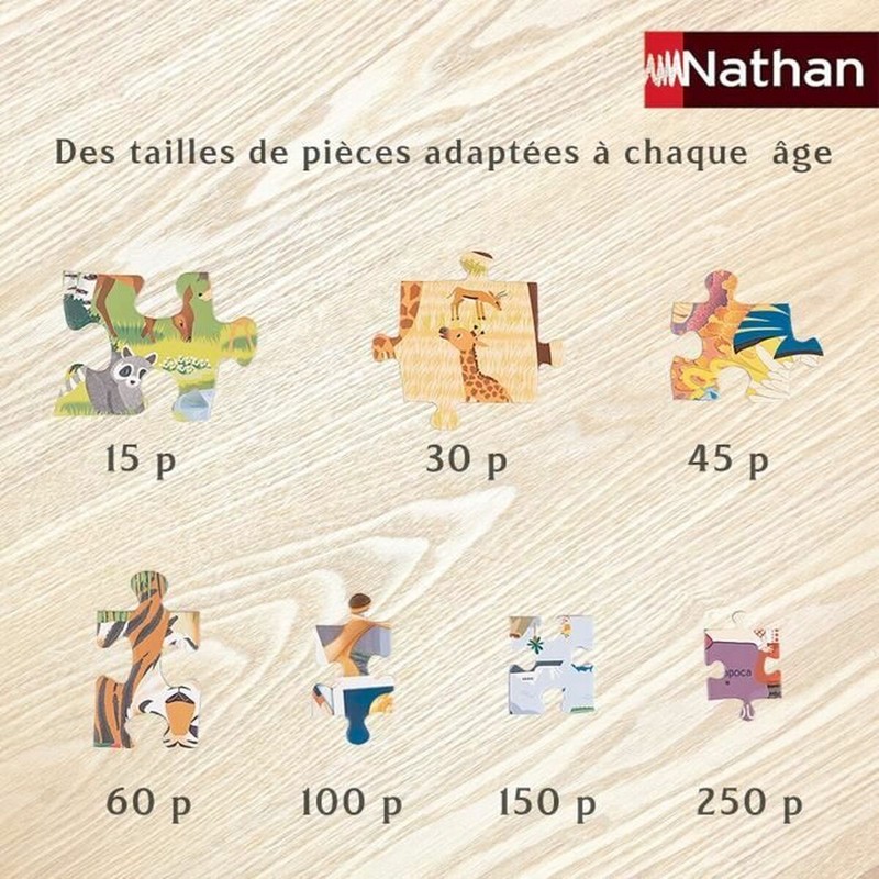 Puzzle Infantil Nathan Mortelle Adèle 150 Piezas