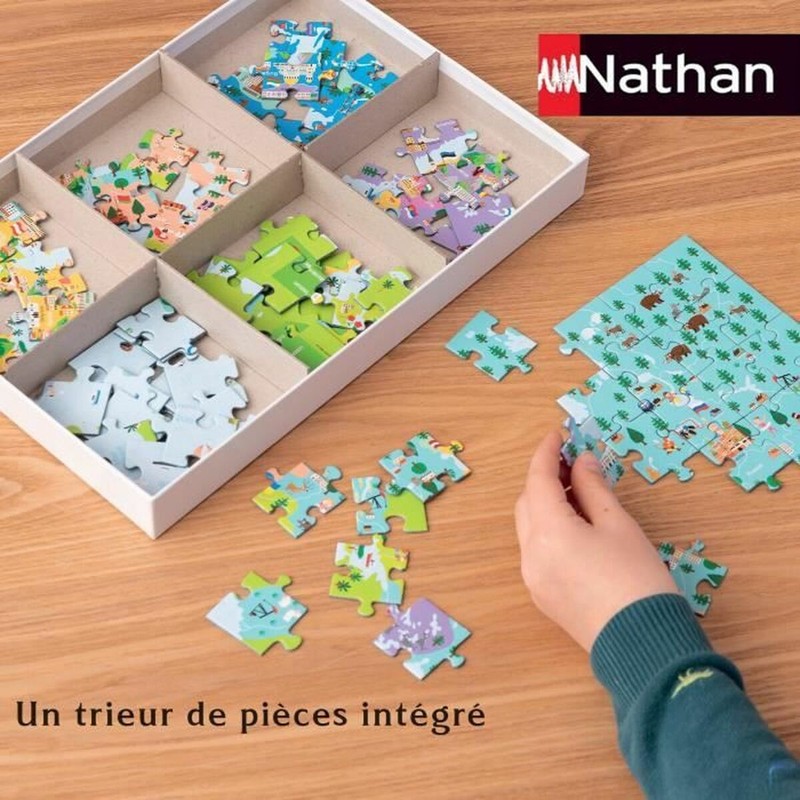 Puzzle Infantil Nathan Mortelle Adèle 150 Piezas