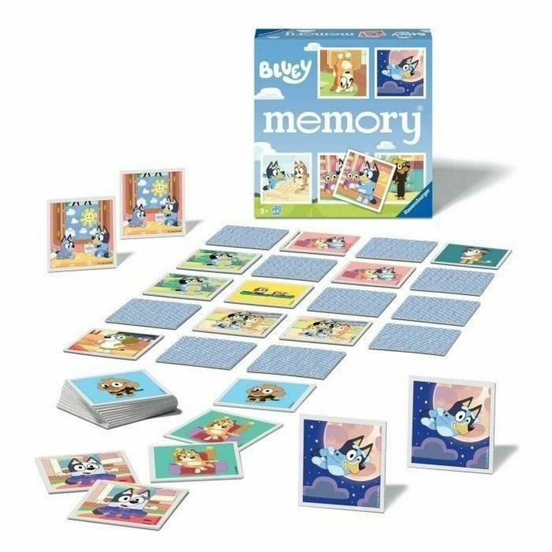 Juegos de Mesa Niños Ravensburger Grand Memory Bluey - Compra online en MegaJuguetes