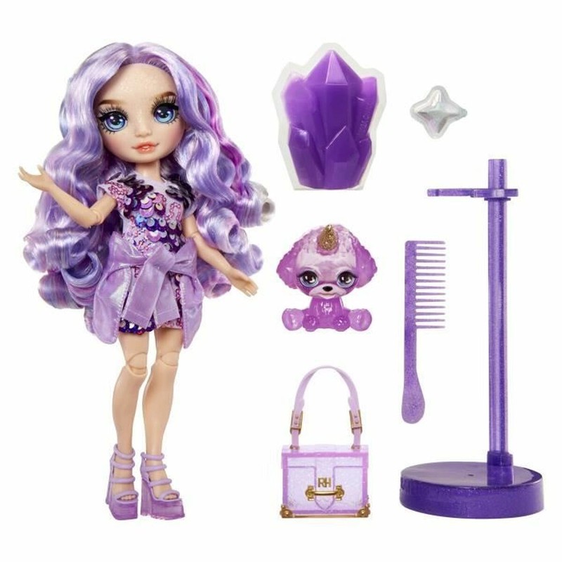 Muñecas Niñas Rainbow High Violet Articulada