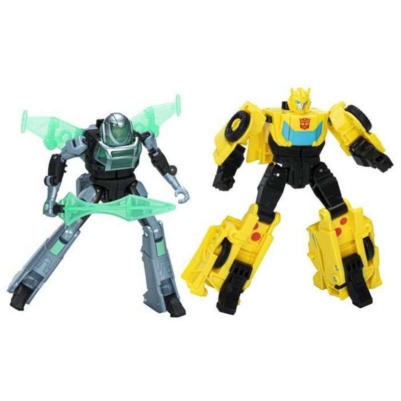 Figuras Acción Niños Hasbro Cyber-Combiner Bumblebee y Mo Malto - Compra online en MegaJuguetes