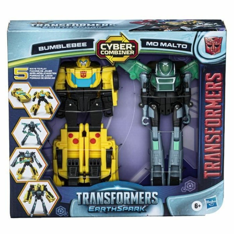 Figuras Acción Niños Hasbro Cyber-Combiner Bumblebee y Mo Malto