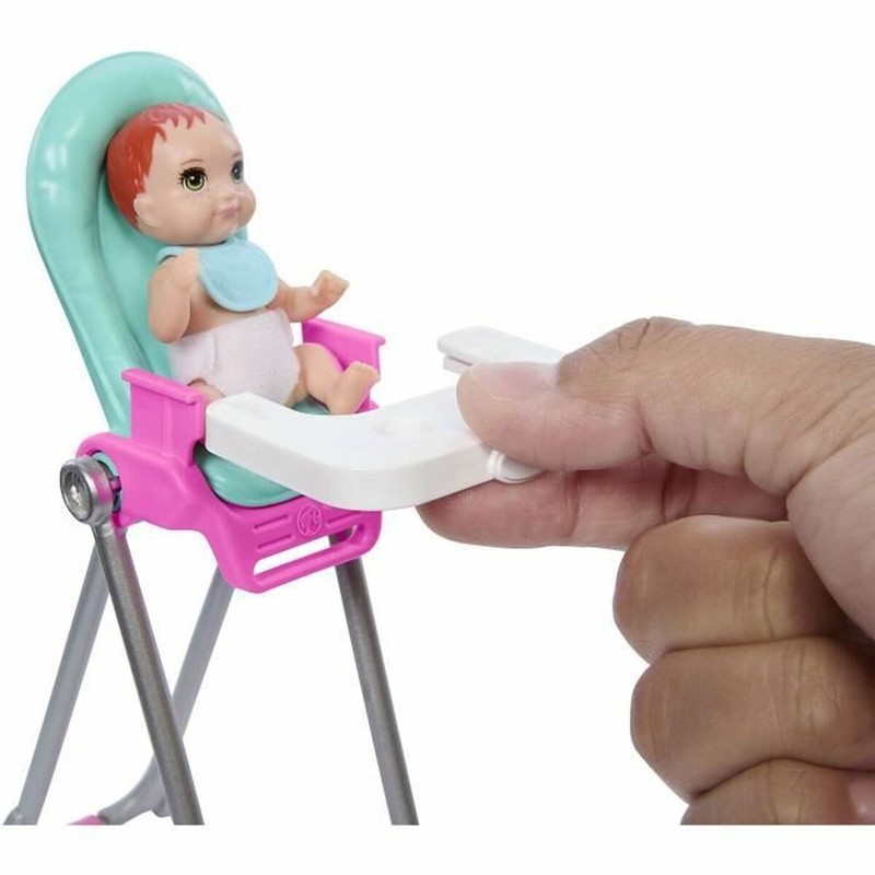 Muñecas Niñas Barbie Babysitter - Juego de Cuidado y Rol