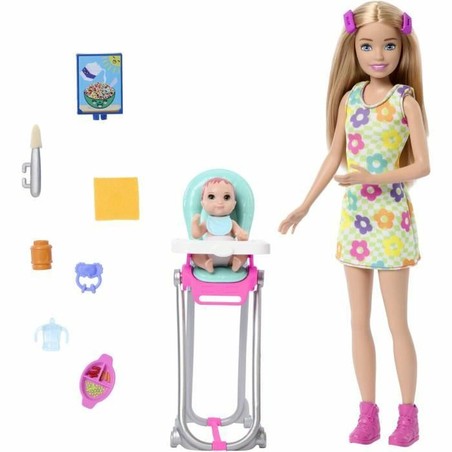 Muñecas Niñas Barbie Babysitter - Juego de Cuidado y Rol
