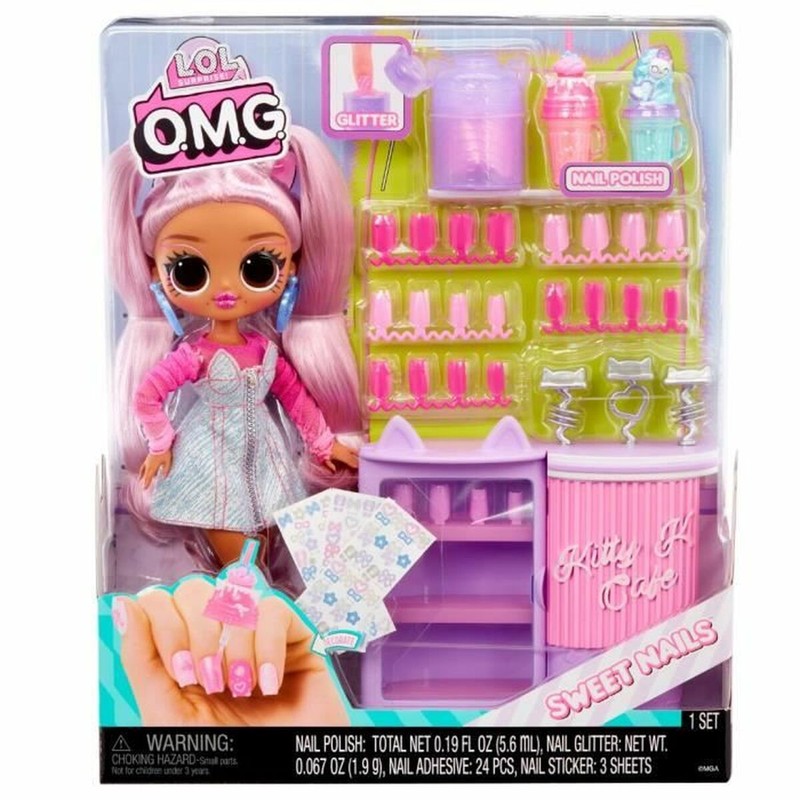 Figuras Acción Niños: Muñeca L.O.L. Surprise OMG Sweet Nails - Compra online en MegaJuguetes
