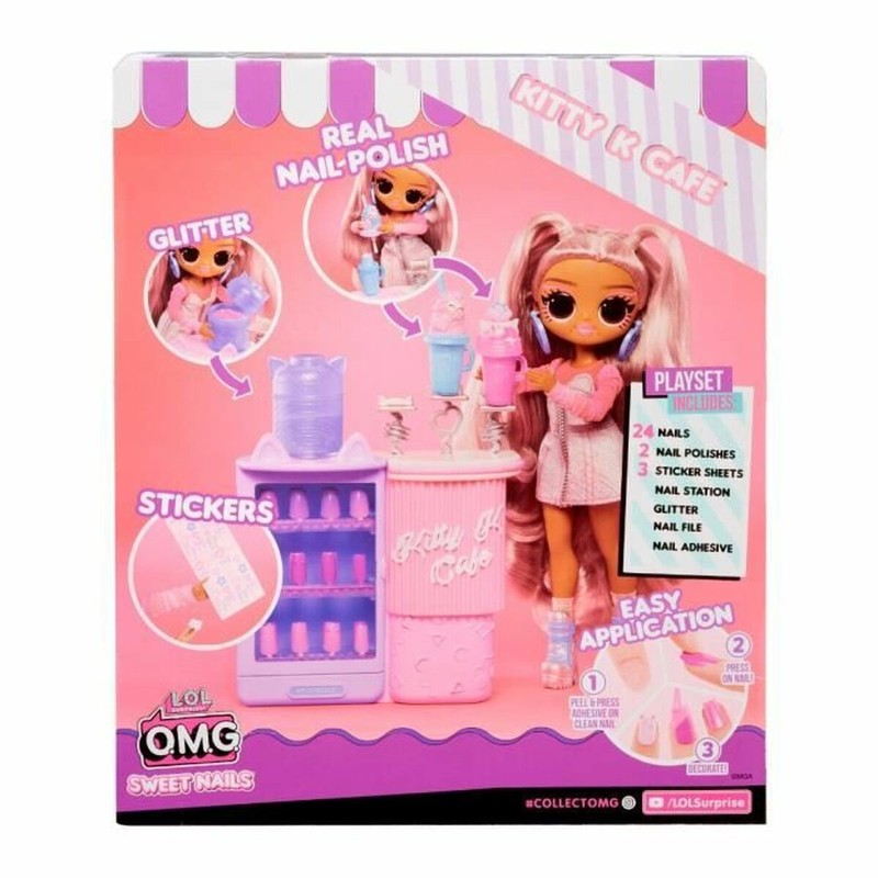 Figuras Acción Niños: Muñeca L.O.L. Surprise OMG Sweet Nails