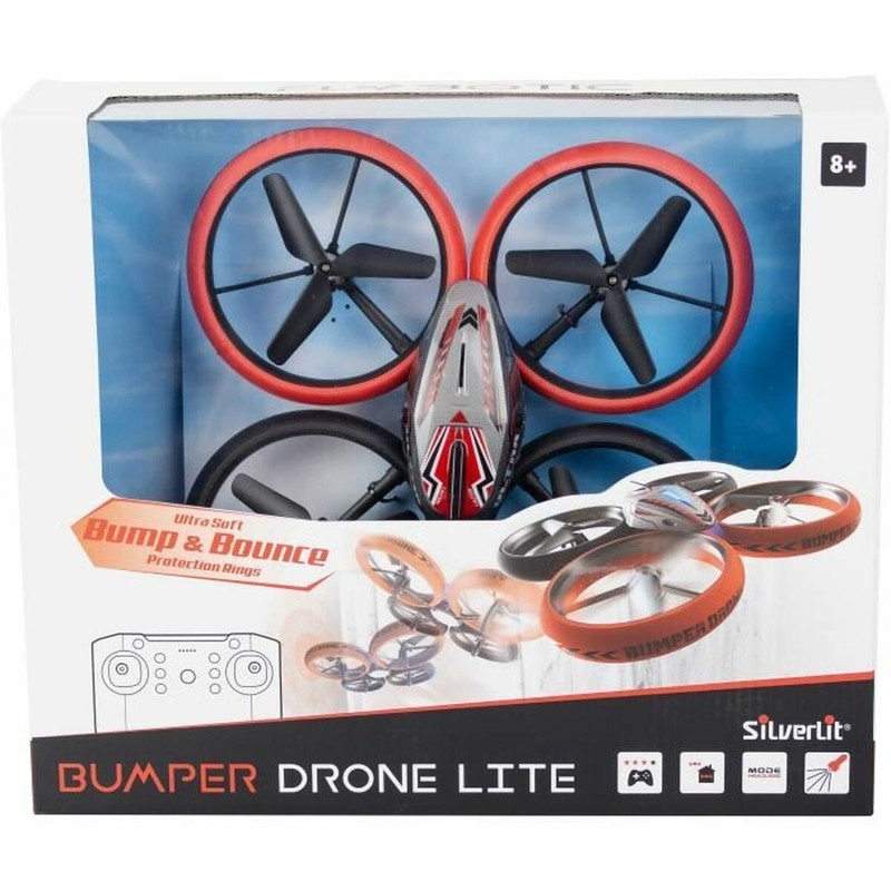 Coches Juguete Niños Dron Flybotic Bumper volando en interior
