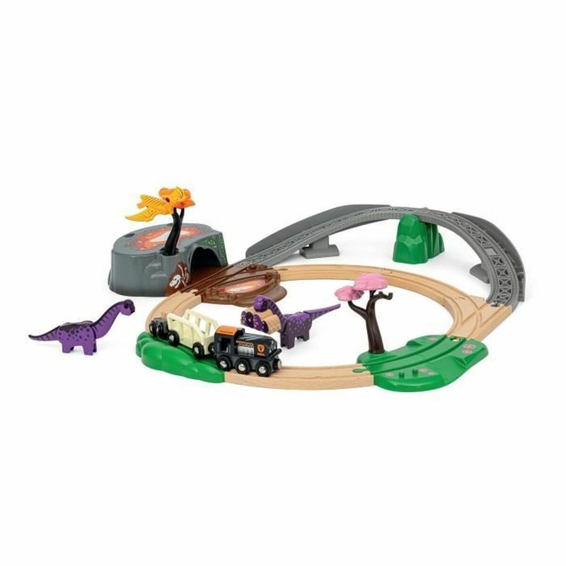 Coches Juguete Niños - Tren Brio Circuito Aventure Dinosaure