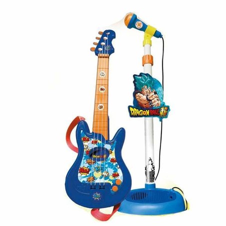 Juguetes Musicales Niños: Guitarra Dragon Ball con Micrófono Karaoke - Compra online en MegaJuguetes
