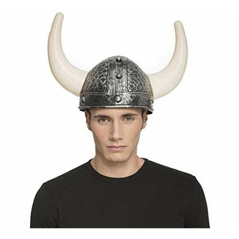 Disfraces Niños - Casco Vikingo Gris Adultos BigBuy Carnival