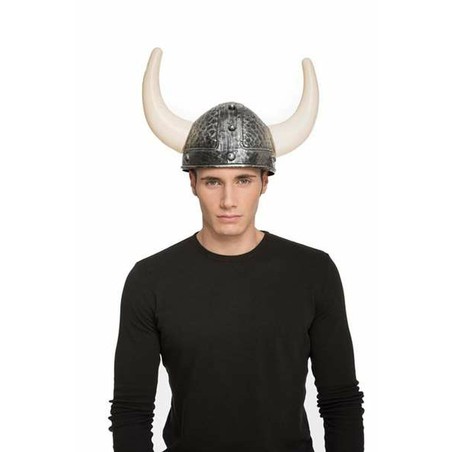Disfraces Niños - Casco Vikingo Gris Adultos BigBuy Carnival