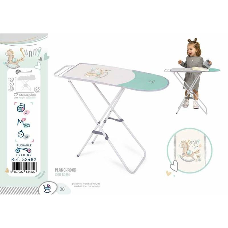 Juego Simbólico Niños: Tabla de Planchar de Juguete Decuevas Funny