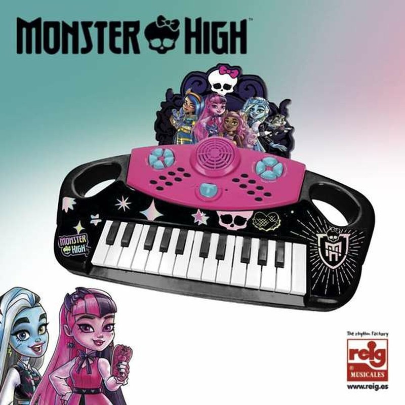Juguetes Musicales Niños: Piano Electrónico Monster High