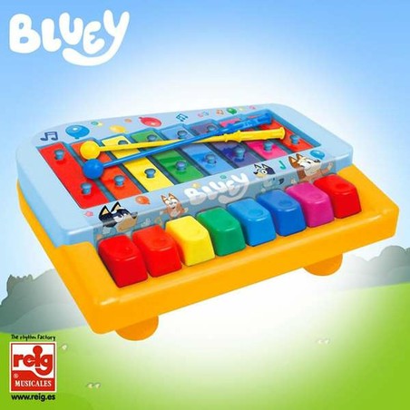 Juguetes Musicales Niños: Xilófono Bluey con Figura