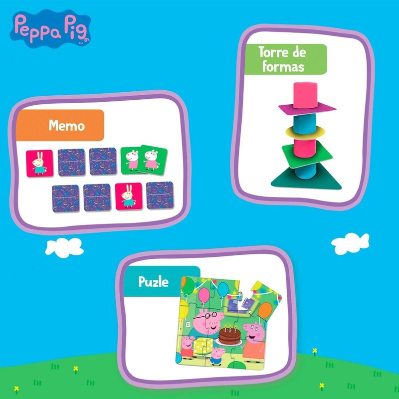 Juegos Mesa Niños Peppa Pig Edu Games Collection 10 en 1