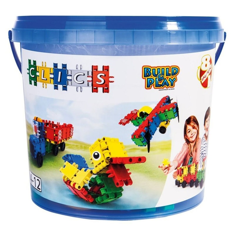 Juguetes Construcción Niños Clics CB198 Multicolor 122 Piezas - Compra online en MegaJuguetes