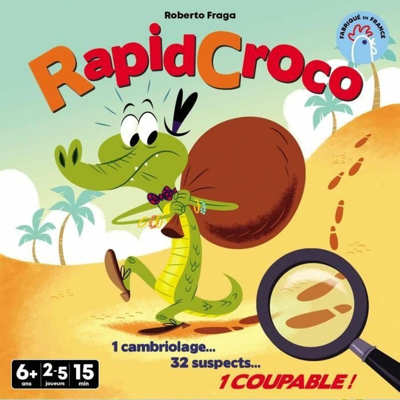 Juegos Mesa Niños: Asmodee RapidCroco de Lógica y Deducción