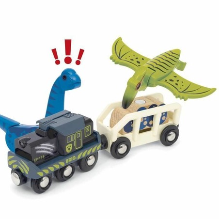 Tren Juguete Niños Brio Dinosaurio con Pilas