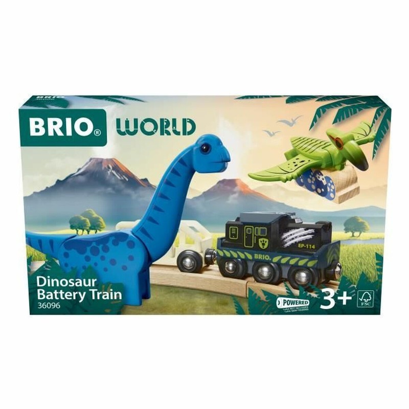 Tren Juguete Niños Brio Dinosaurio con Pilas