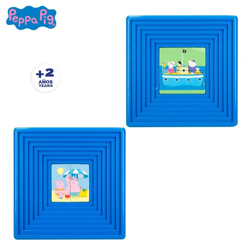 Muñecas Niñas Peppa Pig: Pack 6 Puzzles Infantiles 25 Piezas