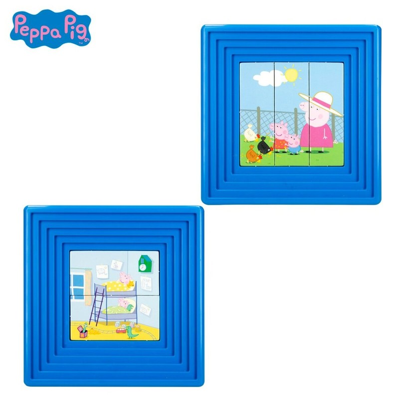 Muñecas Niñas Peppa Pig: Pack 6 Puzzles Infantiles 25 Piezas