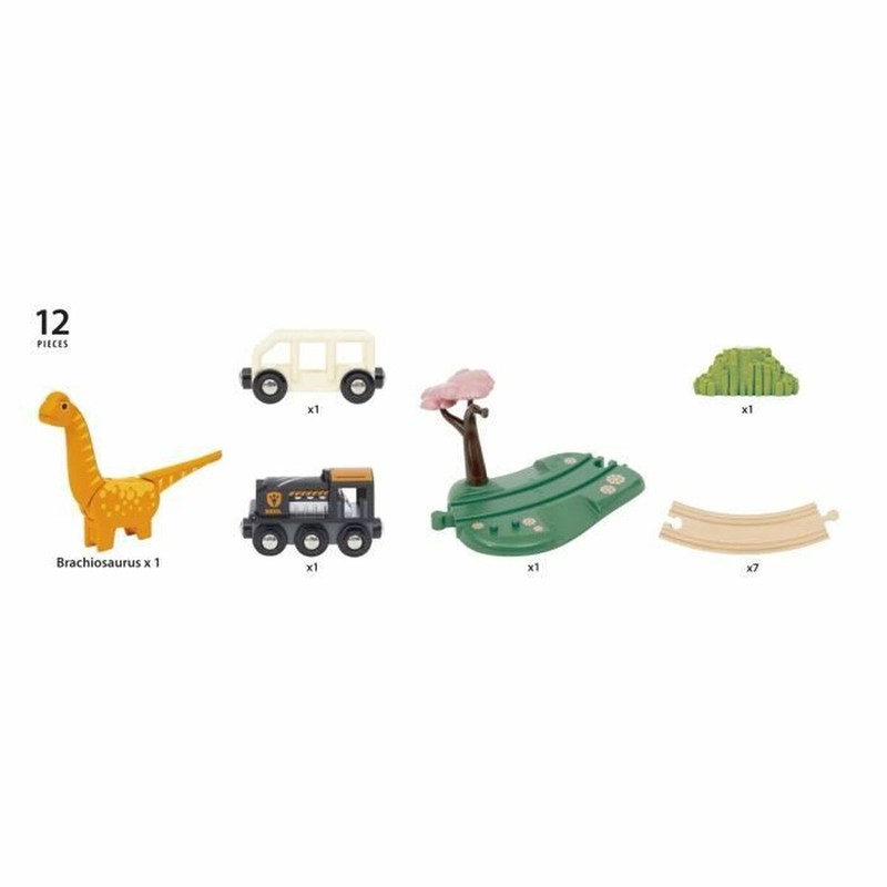 Tren Juguete Madera - Circuito Brio Dinosaur Set - Compra online en MegaJuguetes