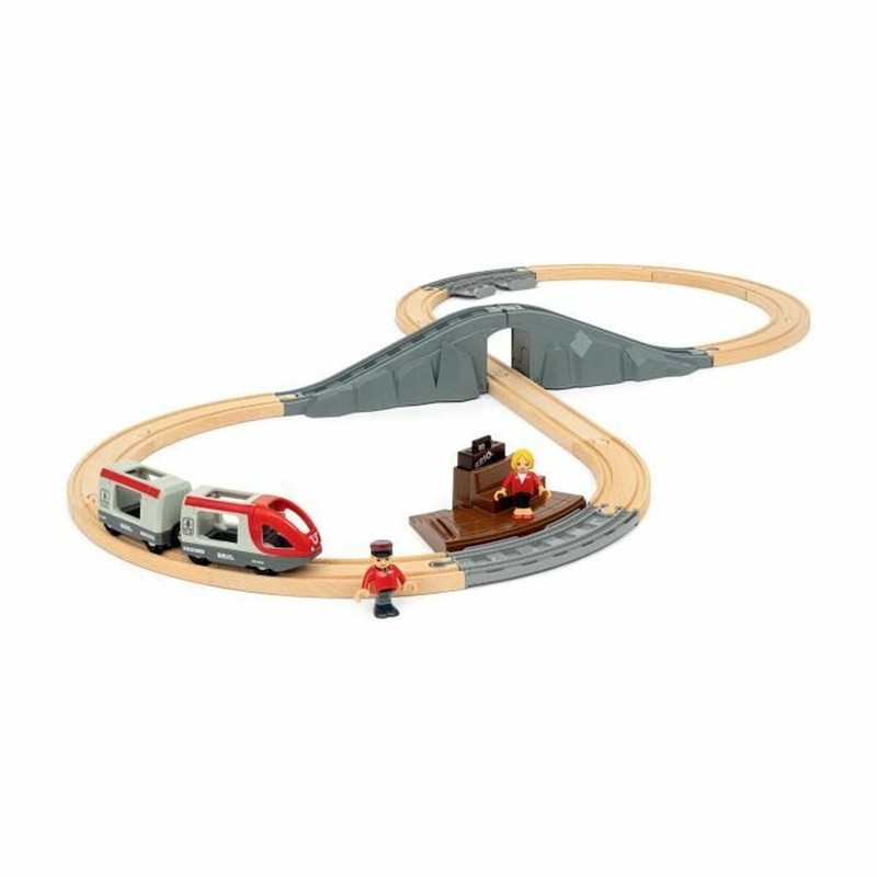 Coches Juguete Niños Brio StarterTravel: Set de Vías y Tren