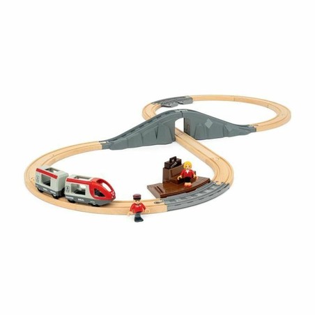 Coches Juguete Niños Brio StarterTravel: Set de Vías y Tren