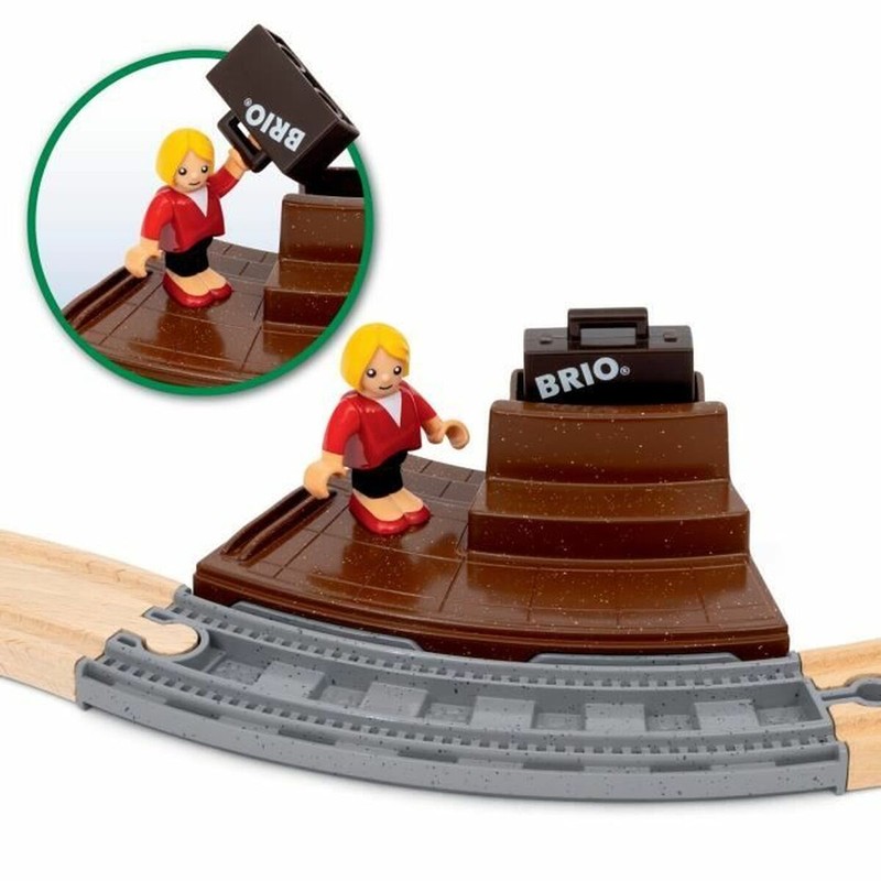 Coches Juguete Niños Brio StarterTravel: Set de Vías y Tren