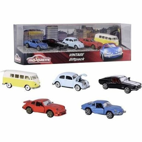 Coches Juguete Niños Smoby Vintage - Playset 5 Piezas