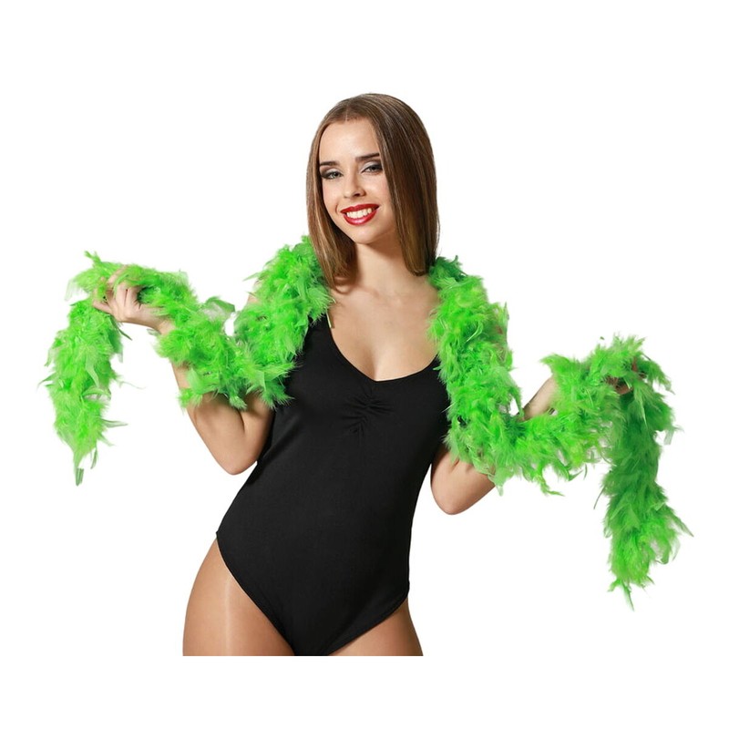 Disfraces Niños: Boa Verde Años 20 - Accesorio Fiesta - Compra online en MegaJuguetes