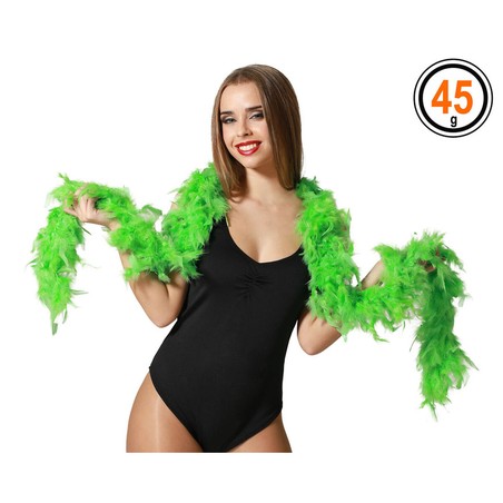 Disfraces Niños: Boa Verde Años 20 - Accesorio Fiesta