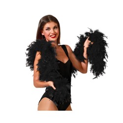 Boa Negra Fiesta - Accesorio Elegante Años 20 | BigBuy Carnival - Compra online en MegaJuguetes