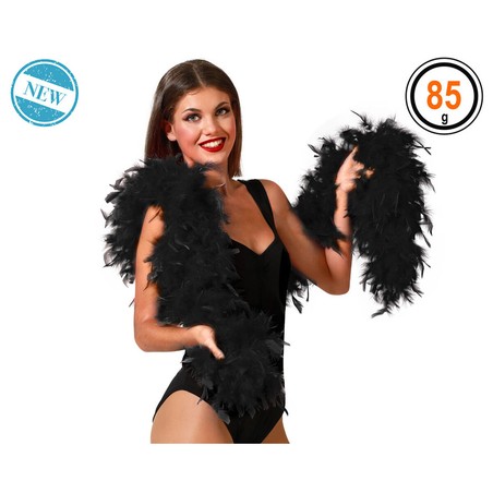 Boa Negra Fiesta - Accesorio Elegante Años 20 | BigBuy Carnival