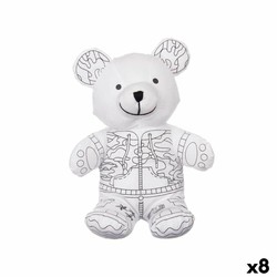 Manualidades Niños: Peluche para Colorear Pincello Oso (8 Unidades) - Compra online en MegaJuguetes