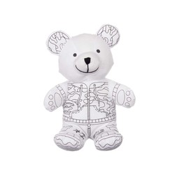 Manualidades Niños: Peluche para Colorear Pincello Oso (8 Unidades) - Compra online en MegaJuguetes 2