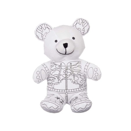 Manualidades Niños: Peluche para Colorear Pincello Oso (8 Unidades)