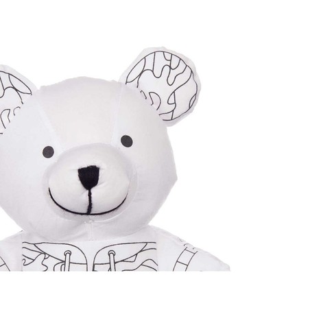 Manualidades Niños: Peluche para Colorear Pincello Oso (8 Unidades)