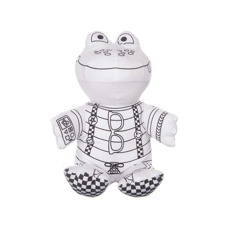 Manualidades Niños: Peluche para Colorear Rana Pincello (8 Unidades)