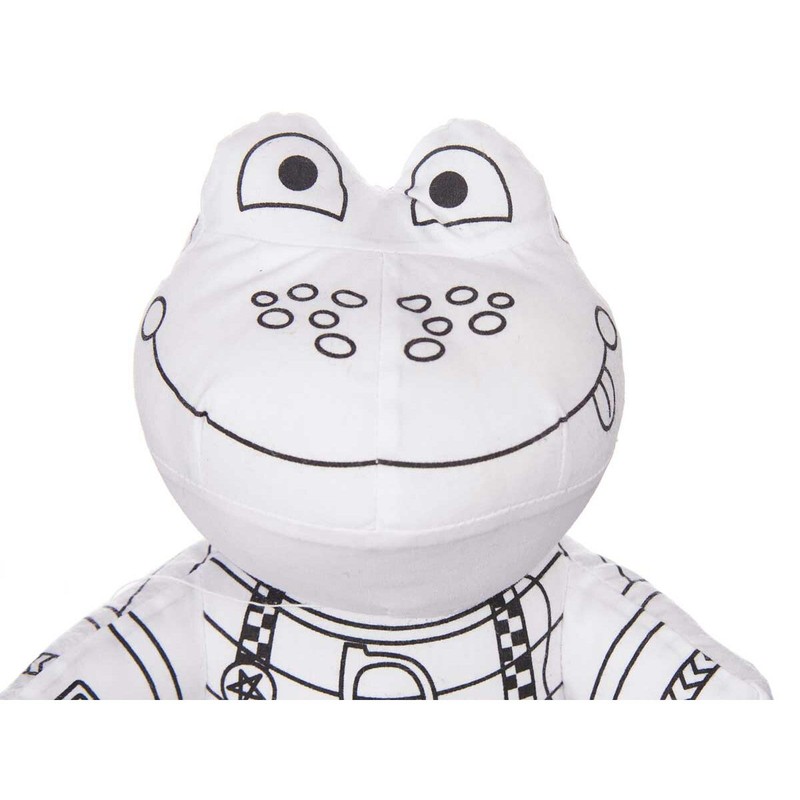 Manualidades Niños: Peluche para Colorear Rana Pincello (8 Unidades)